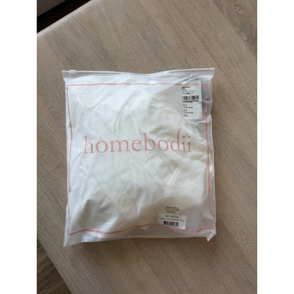Homebodii Sian Maxi Long Robe In White Size Large — image 3 of 8
